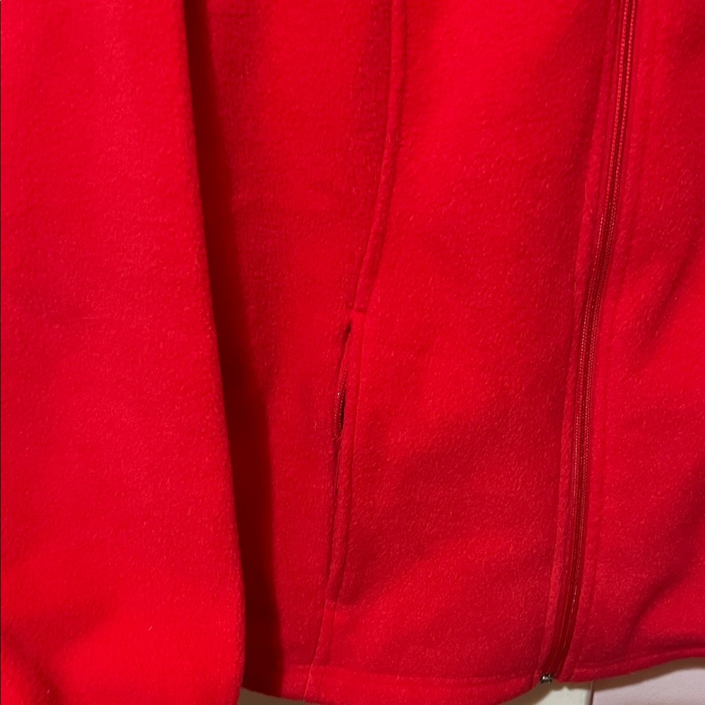 Columbia sports wear Vibrant Red Fleece Jacket - Picture 4 of 7